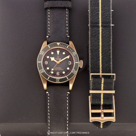 Pre-owned Tudor Black Bay Bronze 43mm m79250ba-0001