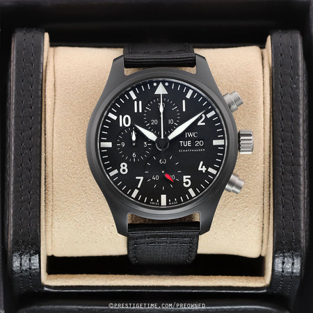 Pre-owned IWC Pilots Chronograph TOP GUN 44.5mm iw389101