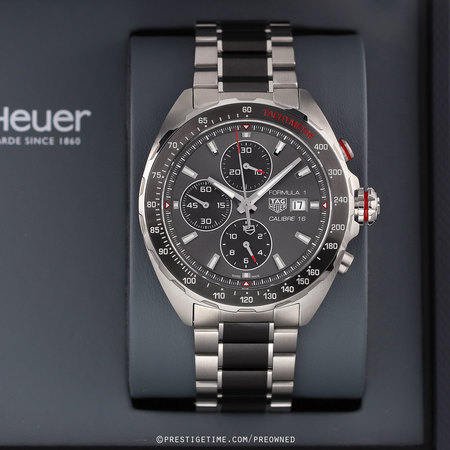 Pre-owned Tag Heuer Formula 1 Automatic Chronograph 44mm caz2012.ba0970