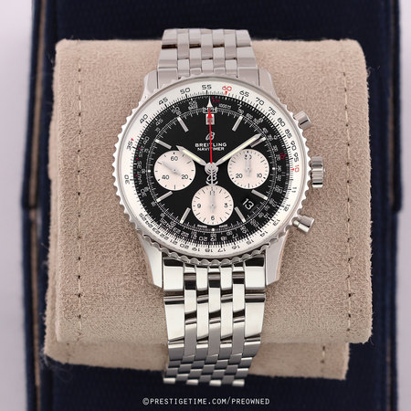 Pre-owned Breitling Navitimer B01 Chronograph 43mm ab0121211b1a1