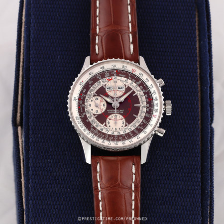 Pre-owned Breitling Montbrillant Datora 43mm a2133012/q577/740p