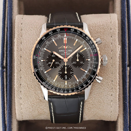 Pre-owned Breitling LIMITED USA EDITION Navitimer B01 Chronograph 46 ub01371a1b1p1