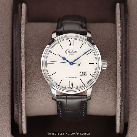 Pre-owned Glashutte Original Senator Excellence Panorama Date 40mm 1-36-03-01-02-30