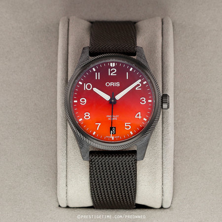 Pre-owned Oris LIMITED EDITION  Coulson Big Crown ProPilot 41mm 01 400 7784 8786-Set