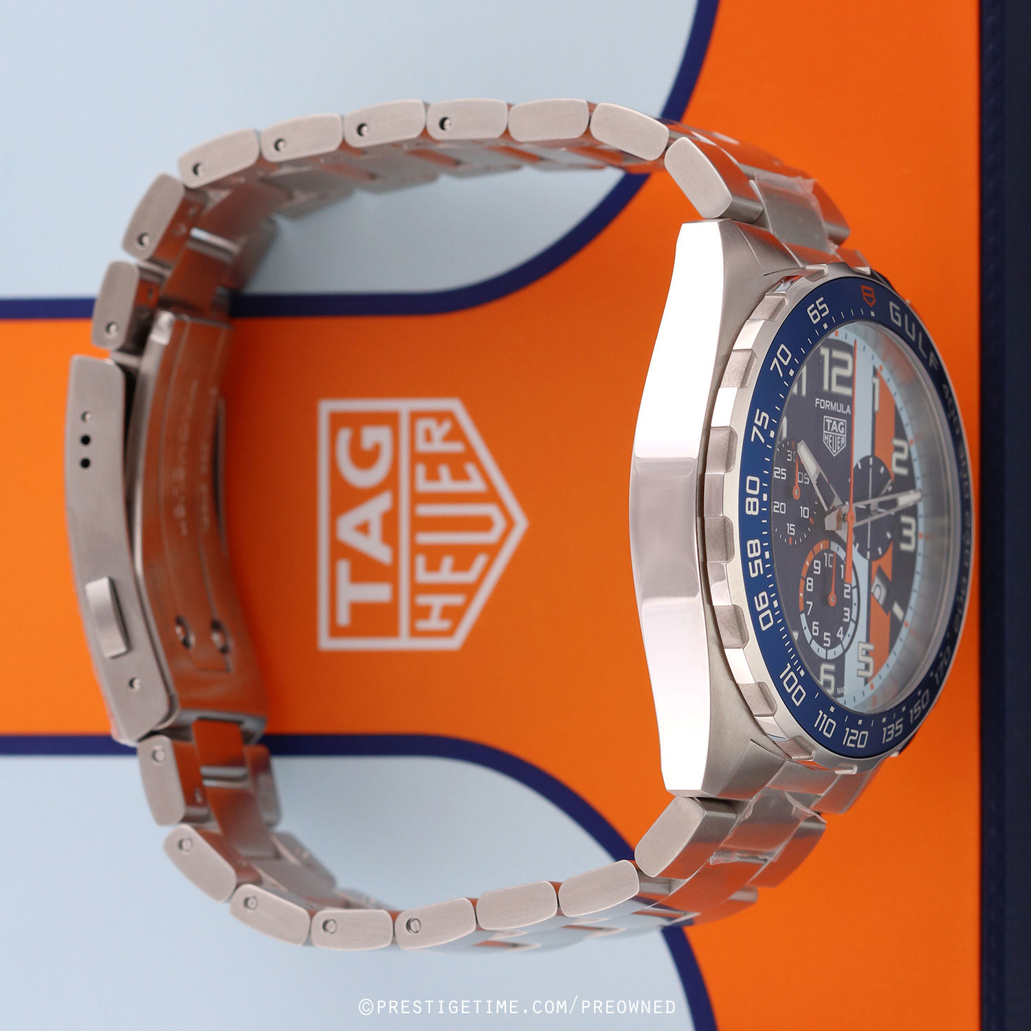 Pre-owned Tag Heuer Formula GULF Quartz Chronograph 43mm