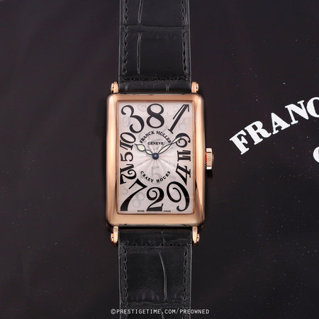 Pre-owned Franck Muller Long Island Crazy Hours 1200 CH 5N Silver