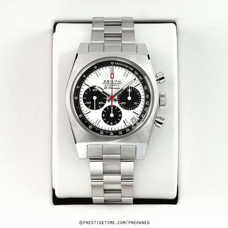 Pre-owned Zenith Chronomaster Revival El Primero 37mm 03.a384.400/21.m384