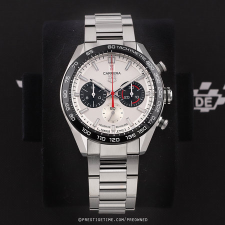 Pre-owned Tag Heuer Carrera 160 Anniversary 44mm CBN2A1D.BA0643