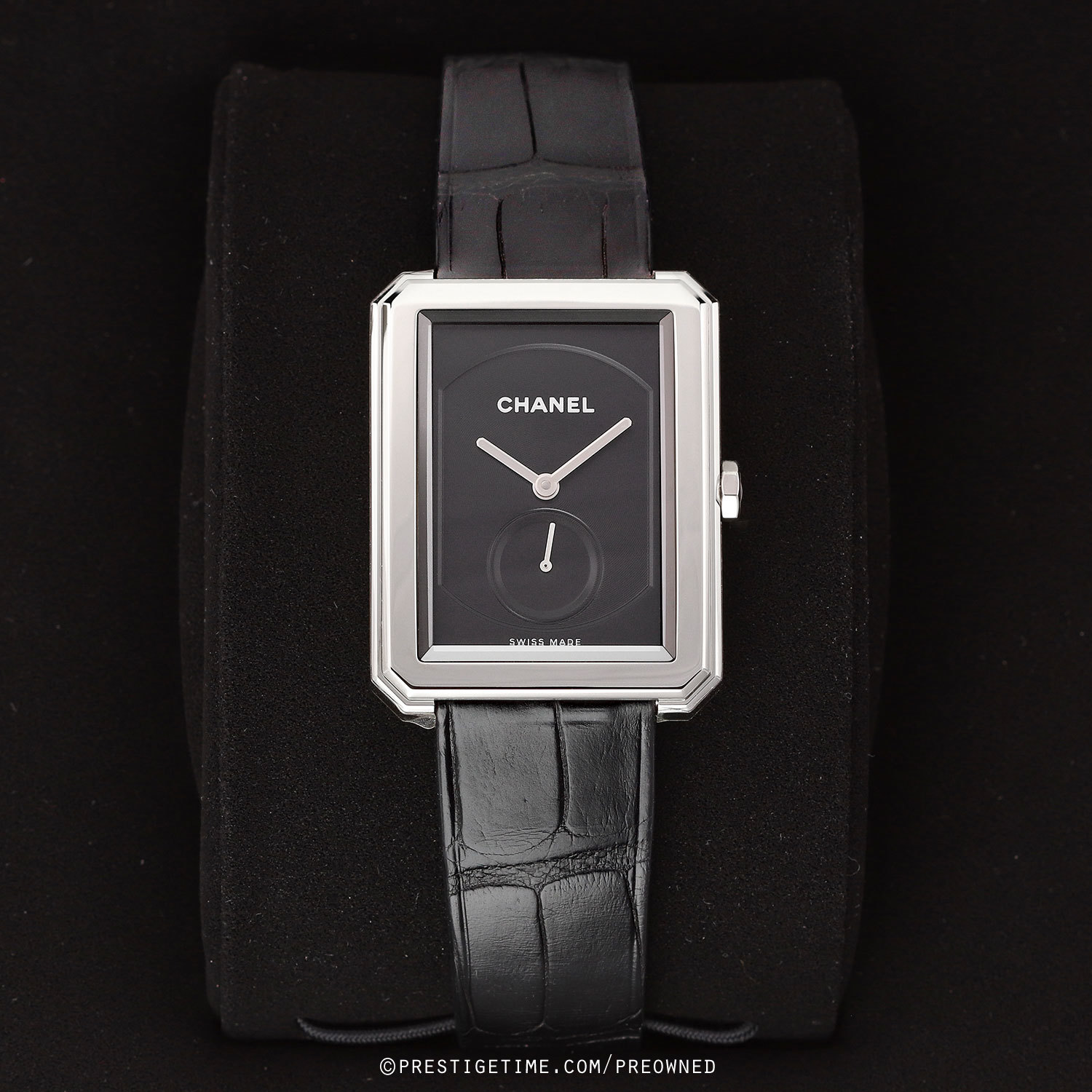 Pre-owned Chanel Boy-Friend Manual Wind Medium h5319