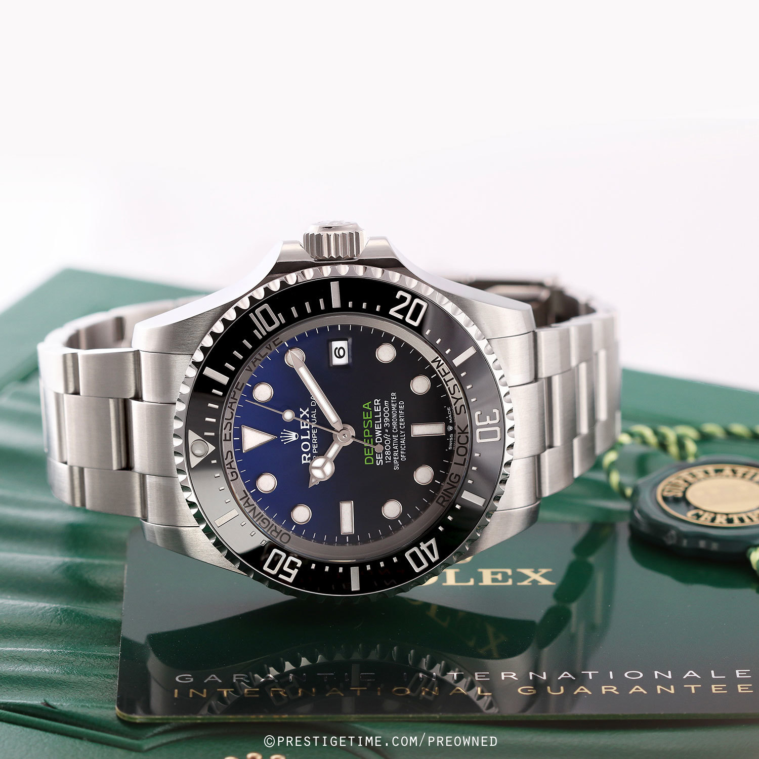 Pre-owned Rolex Deepsea D-Blue 44mm James Cameron 136660 D-Blue