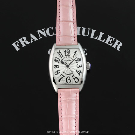 Pre-owned Franck Muller Cintree Curvex Automatic 7500 SC AT FO HO AC Silver