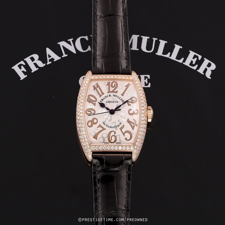 Pre-owned Franck Muller Cintree Curvex Relief Automatic 7500 SC AT FO REL D 1R 5N