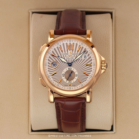 Pre-owned Ulysse Nardin GMT Big Date 42mm 246-55/31