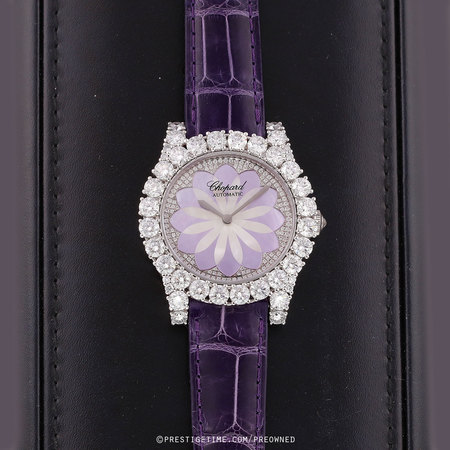 Pre-owned Chopard L'Heure Du Diamant Automatic 35.75mm 139419-1408
