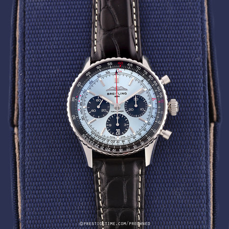 Pre-owned Breitling Navitimer B01 Chronograph 43mm ab0138241c1p1