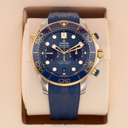 Pre-owned Omega Seamaster Diver 300m Chronograph 44mm 210.22.44.51.03.001