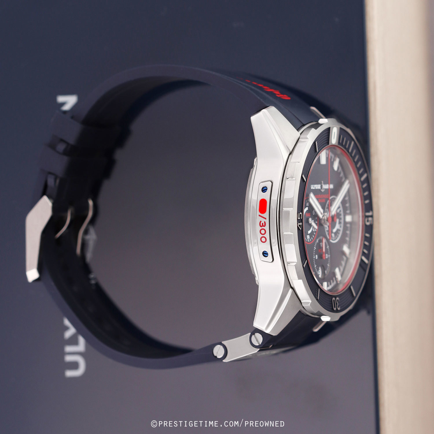 Pre-owned Ulysse Nardin Diver Chronograph Hammerhead Shark 44mm