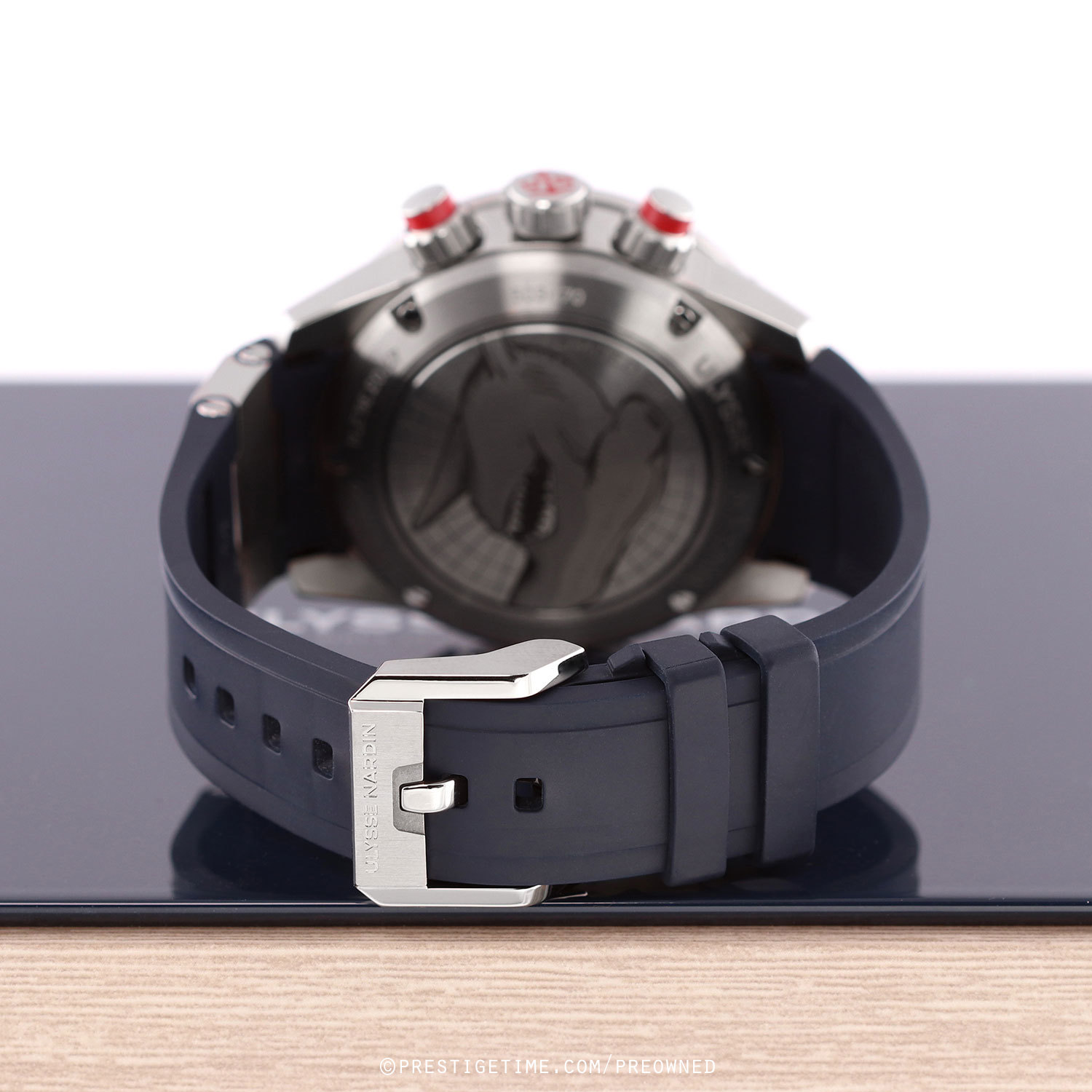 Pre-owned Ulysse Nardin Diver Chronograph Hammerhead Shark 44mm