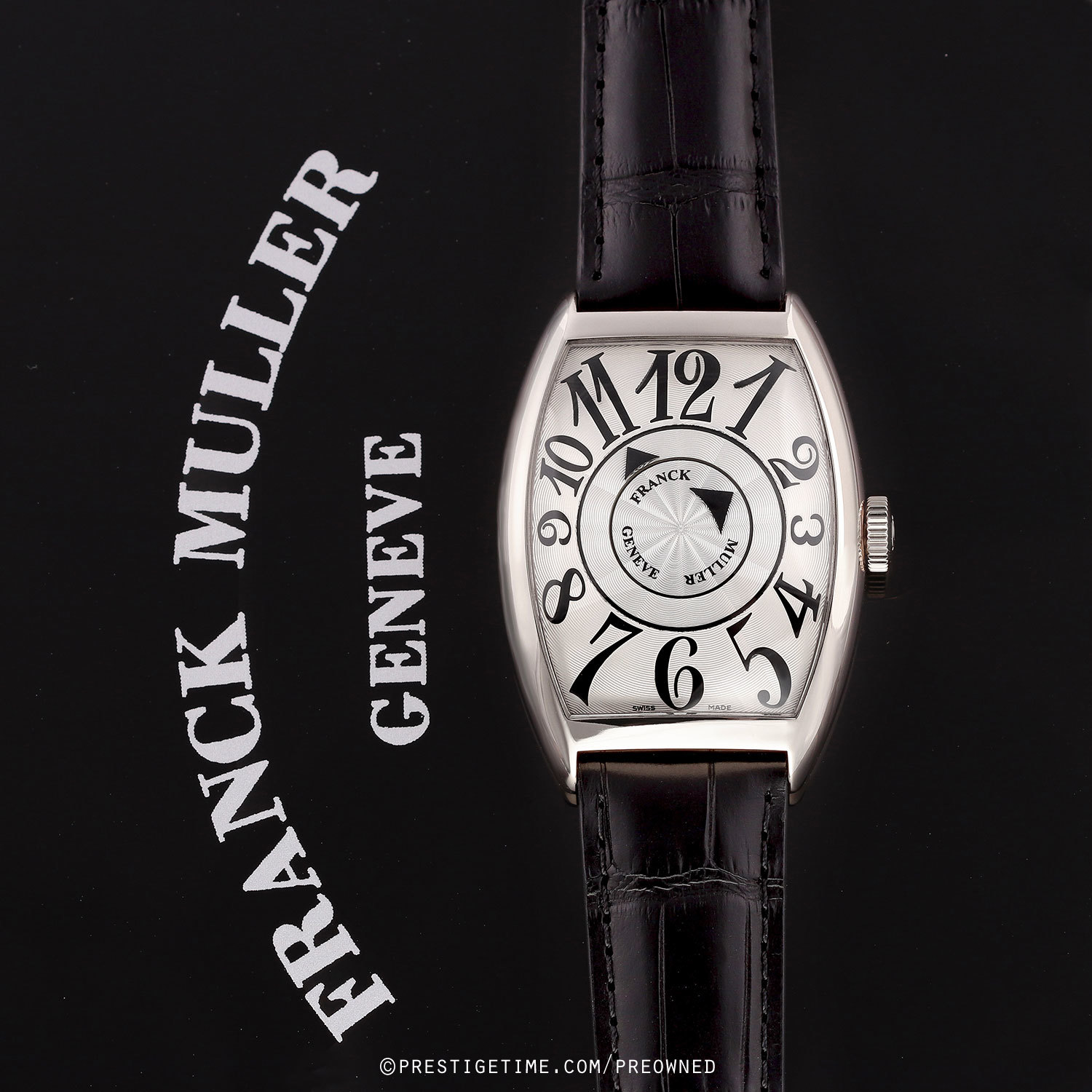 Franck Muller Cintree Curvex Double Mystery Automatic 6850 DM WG Silver Franck Muller Cintree Curvex Double Mystery Automatic 6850 DM WG Silver