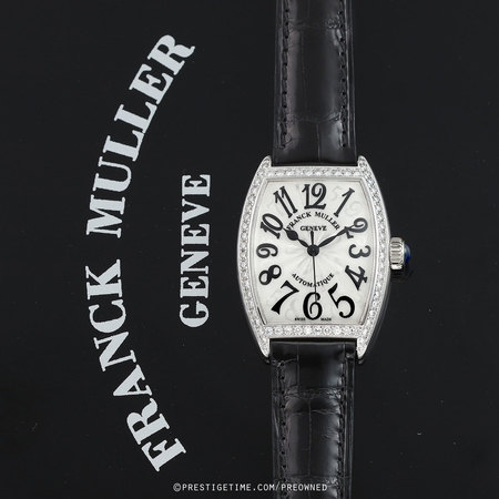 Pre-owned Franck Muller Cintree Curvex Automatic 7500 SC AT FO D 1 HO AC Silver