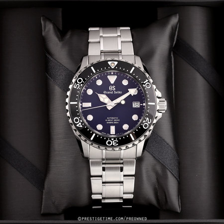 Pre-owned Grand Seiko Sport Diver 200m Hi-Beat 36000 43.8mm SBGH289