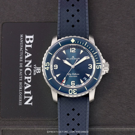 Pre-owned Blancpain Fifty Fathoms Automatic 42.3mm 5010-12B40-O64A