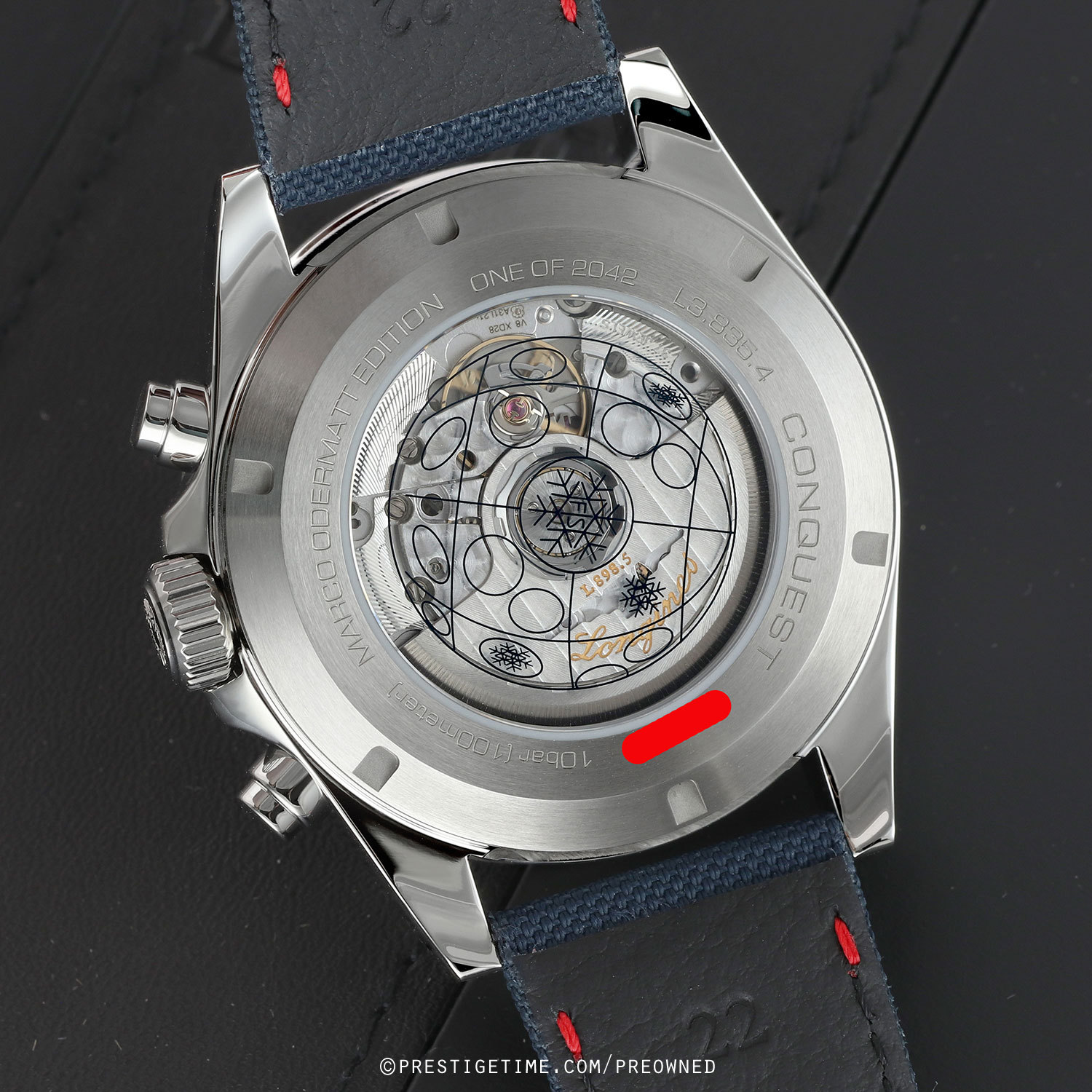 Pre-owned Longines Conquest Automatic Chronograph 42mm L3.835.4.91.2