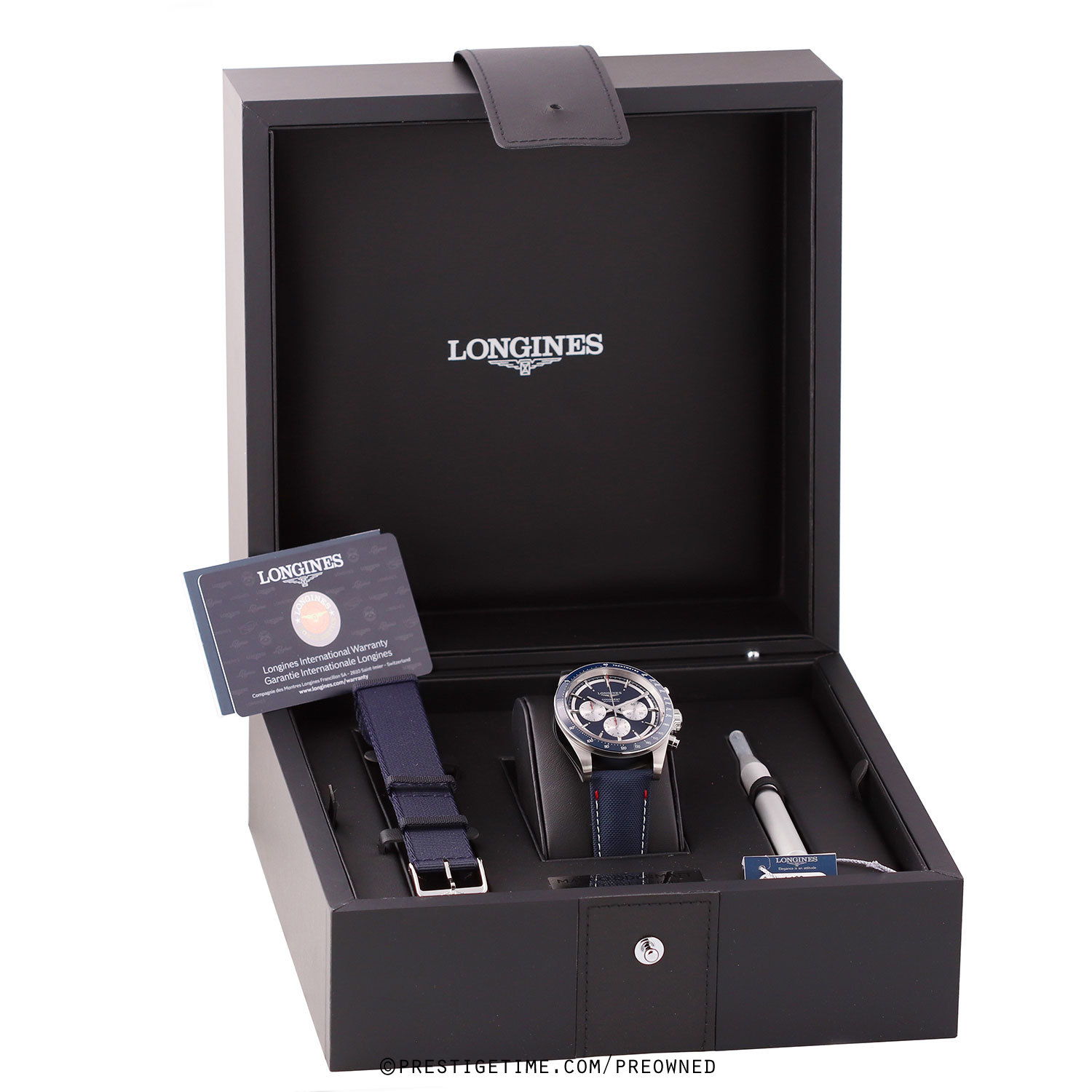 Pre-owned Longines Conquest Automatic Chronograph 42mm L3.835.4.91.2