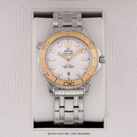 Pre-owned Omega OLYMPIC GAMES PARIS 2024 Seamaster Diver 300m 42mm 522.21.42.20.04.001