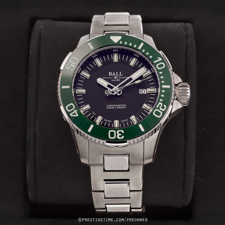Pre-owned Ball Watch Engineer Hydrocarbon DeepQUEST Ceramic 42mm DM3002A-S4CJ-BK