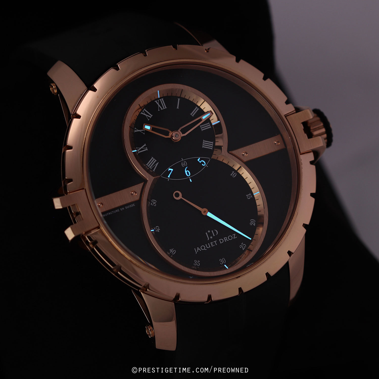 Pre-owned Jaquet Droz Grande Seconde SW 45mm j029033401