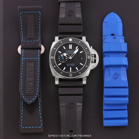 Pre-owned Panerai Luminor Submersible Amagnetic 47mm pam01389