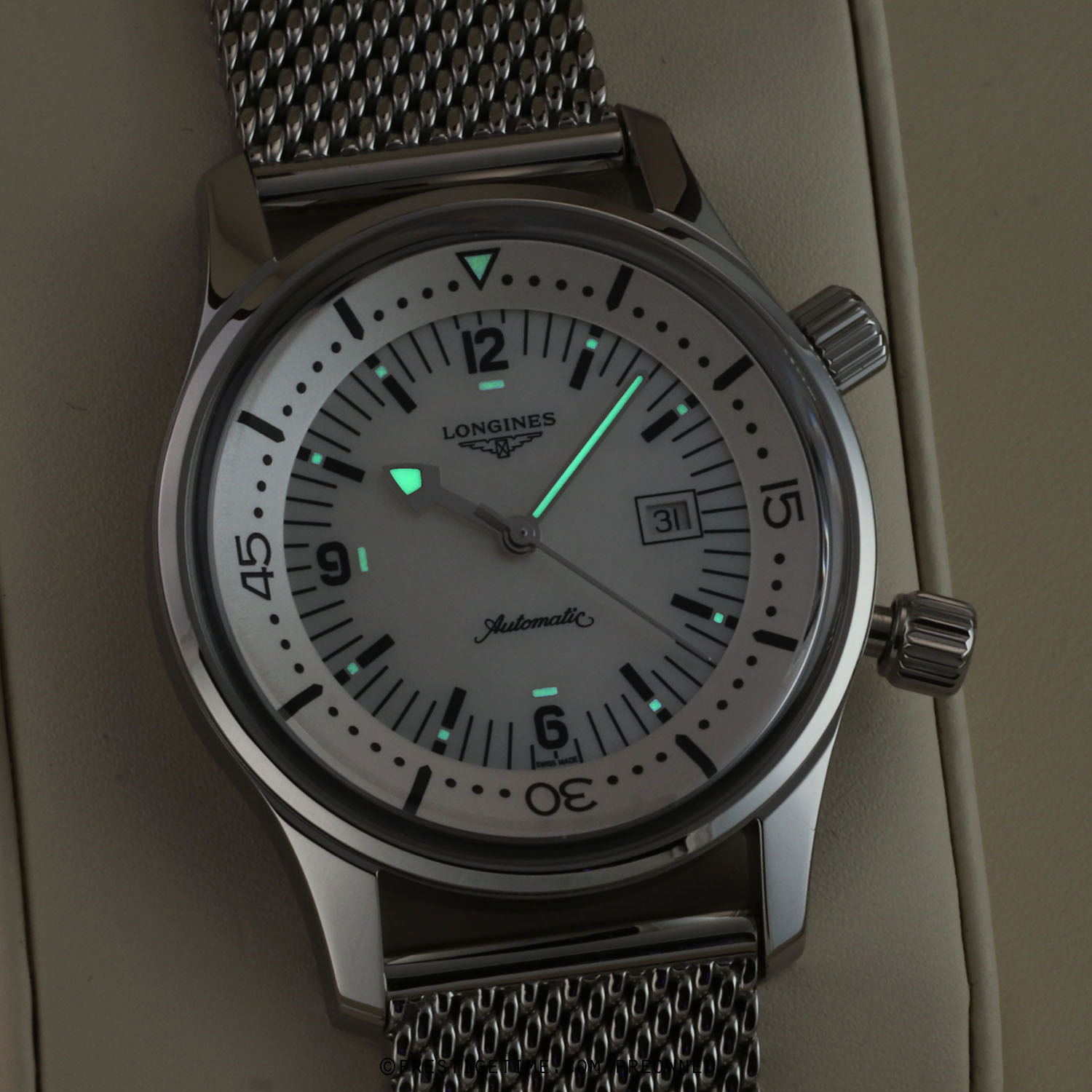 Pre-owned Longines Legend Diver Automatic 36mm L3.374.4.80.6