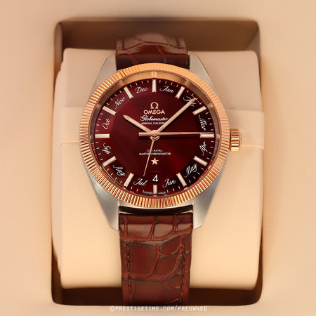 Pre-owned Omega Globemaster Annual Calendar 41mm 130.23.41.22.11.001