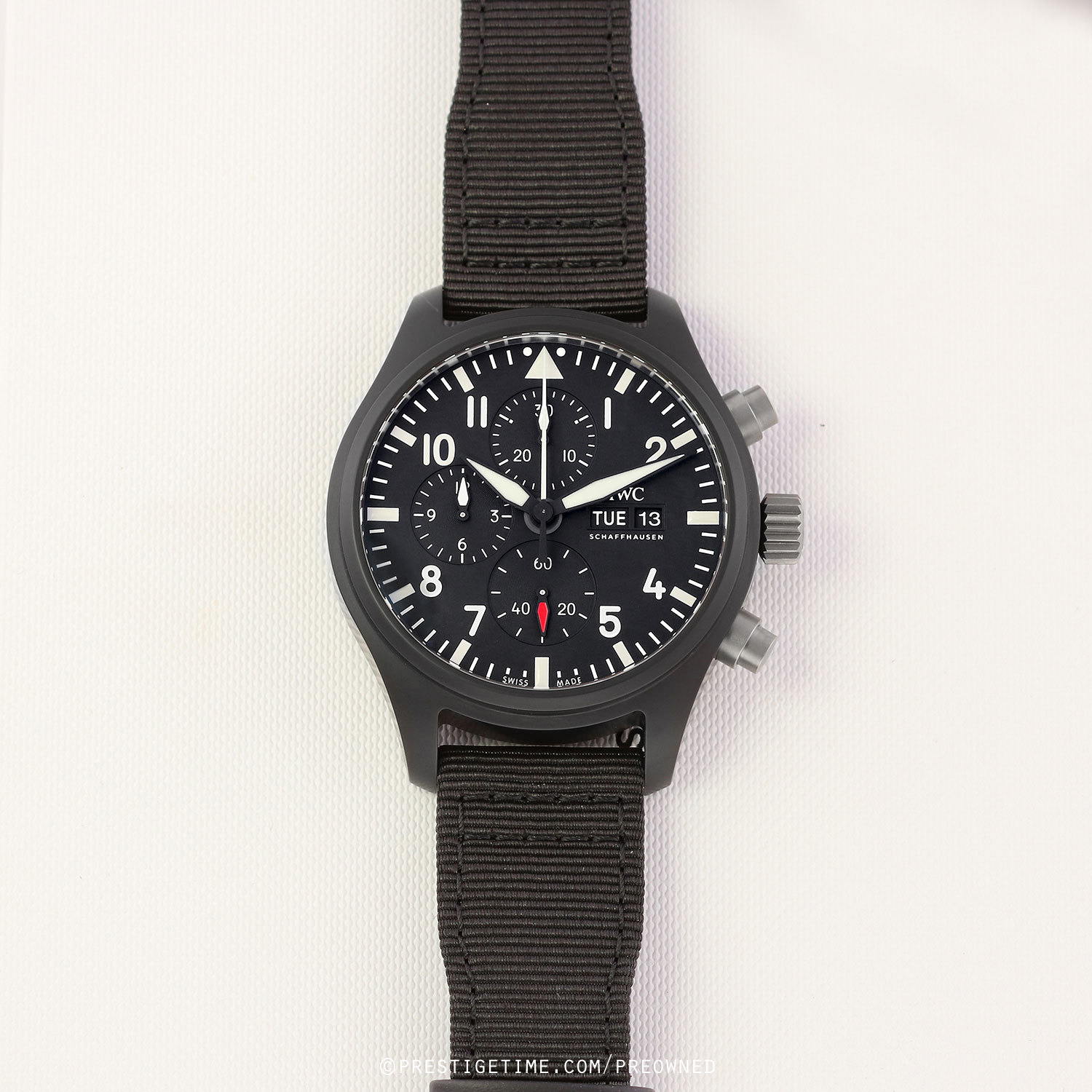 Pre-owned IWC Pilot Chronograph TOP GUN iw389101