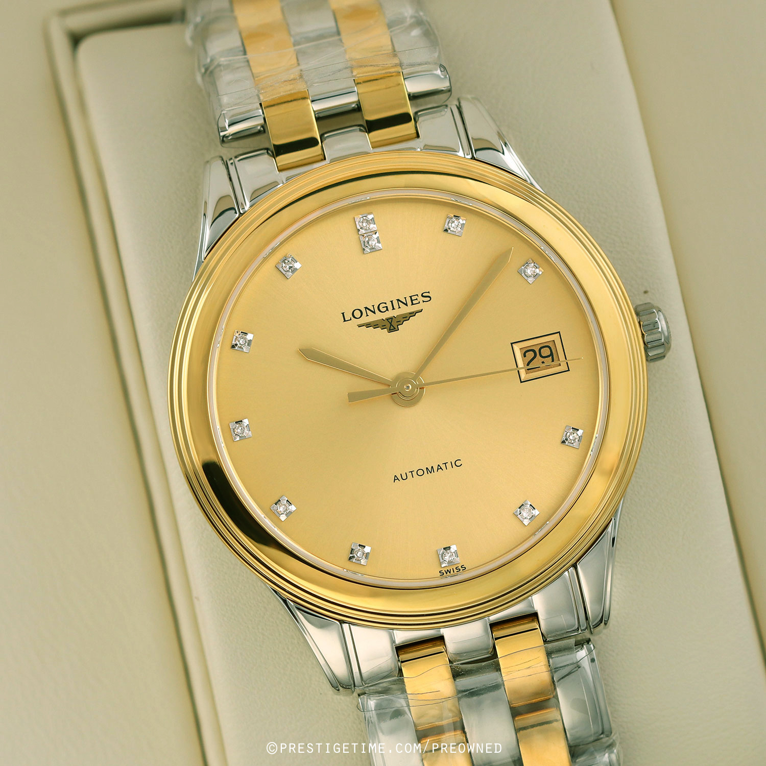 Pre-owned Longines Flagship Automatic 35.6mm L4.774.3.37.7