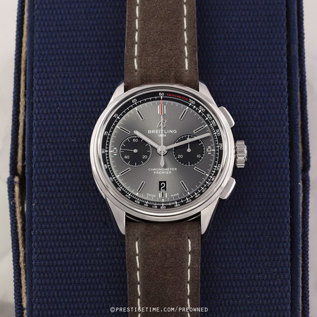 Pre-owned Breitling Premier B01 Chronograph 42mm ab0118221b1x1