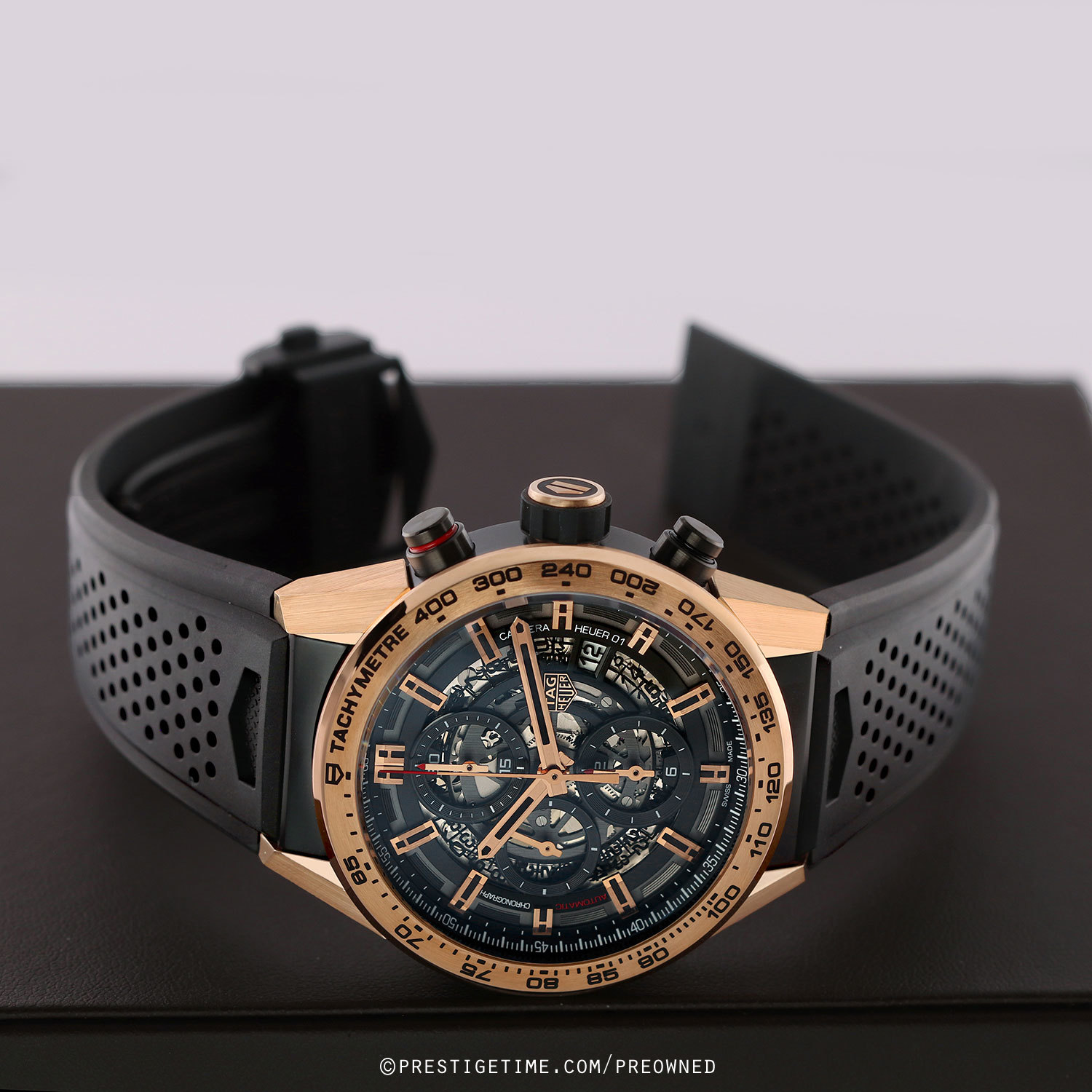Rose Gold Tag Heuer Carrera Caliber 01 Tag Heuer Formula Calibre