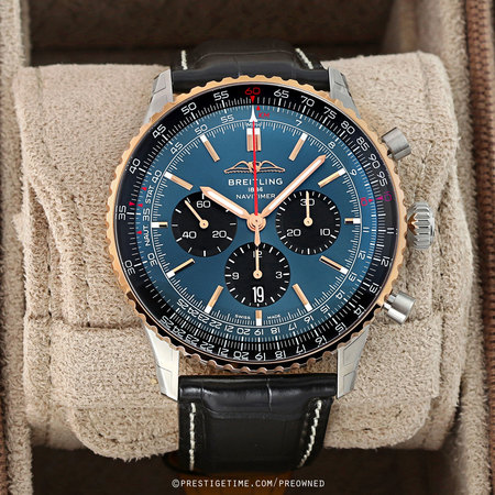 Pre-owned Breitling Navitimer B01 Chronograph LIMITED 46 UB01372A1C1P1
