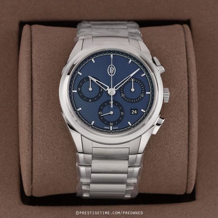 Pre-owned Parmigiani Tonda PF Chronograph Milano Blue 42mm pfc915-1020001-100182
