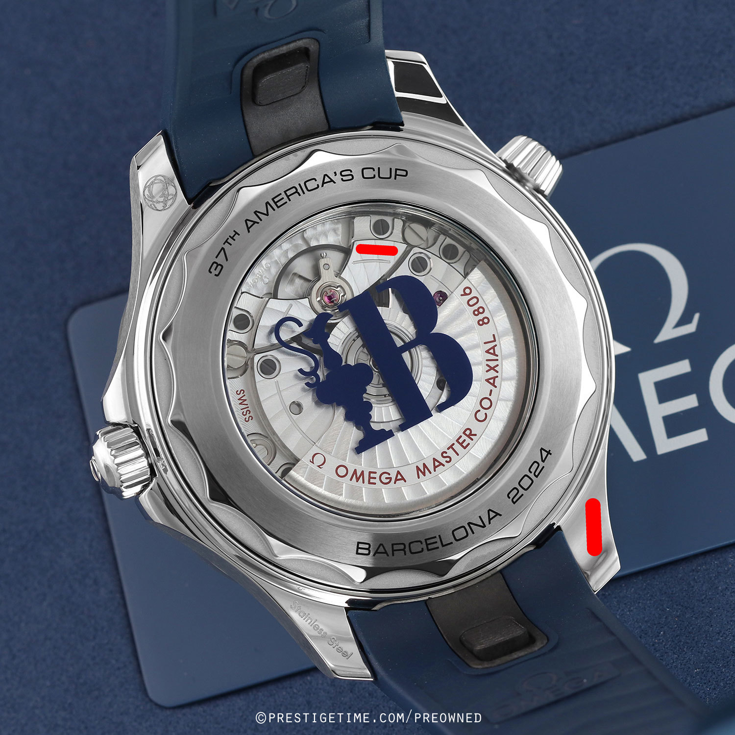 Pre-owned Omega AMERICA'S CUP Seamaster Diver 300m 42mm 210.32