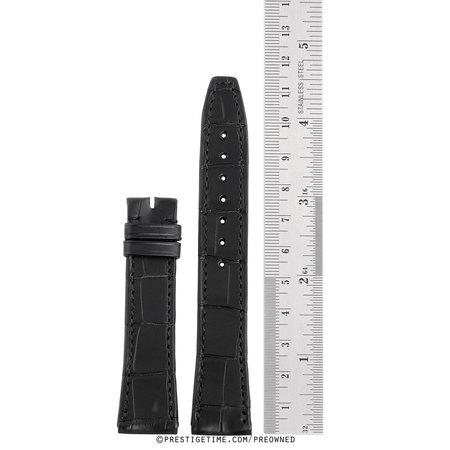 IWC  Black Alligator Leather