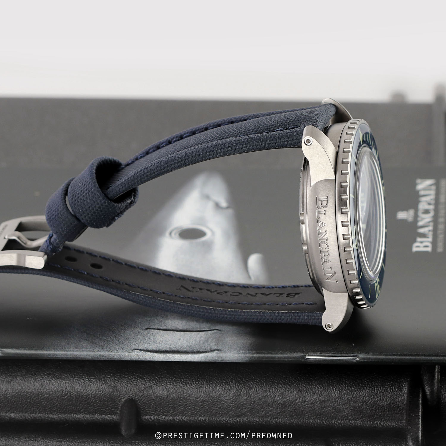 Blancpain Fifty Fathoms純正ベルト Pre-owned Blancpain Fifty Fathoms Automatic 42.3mm 5010-12B40-O52A