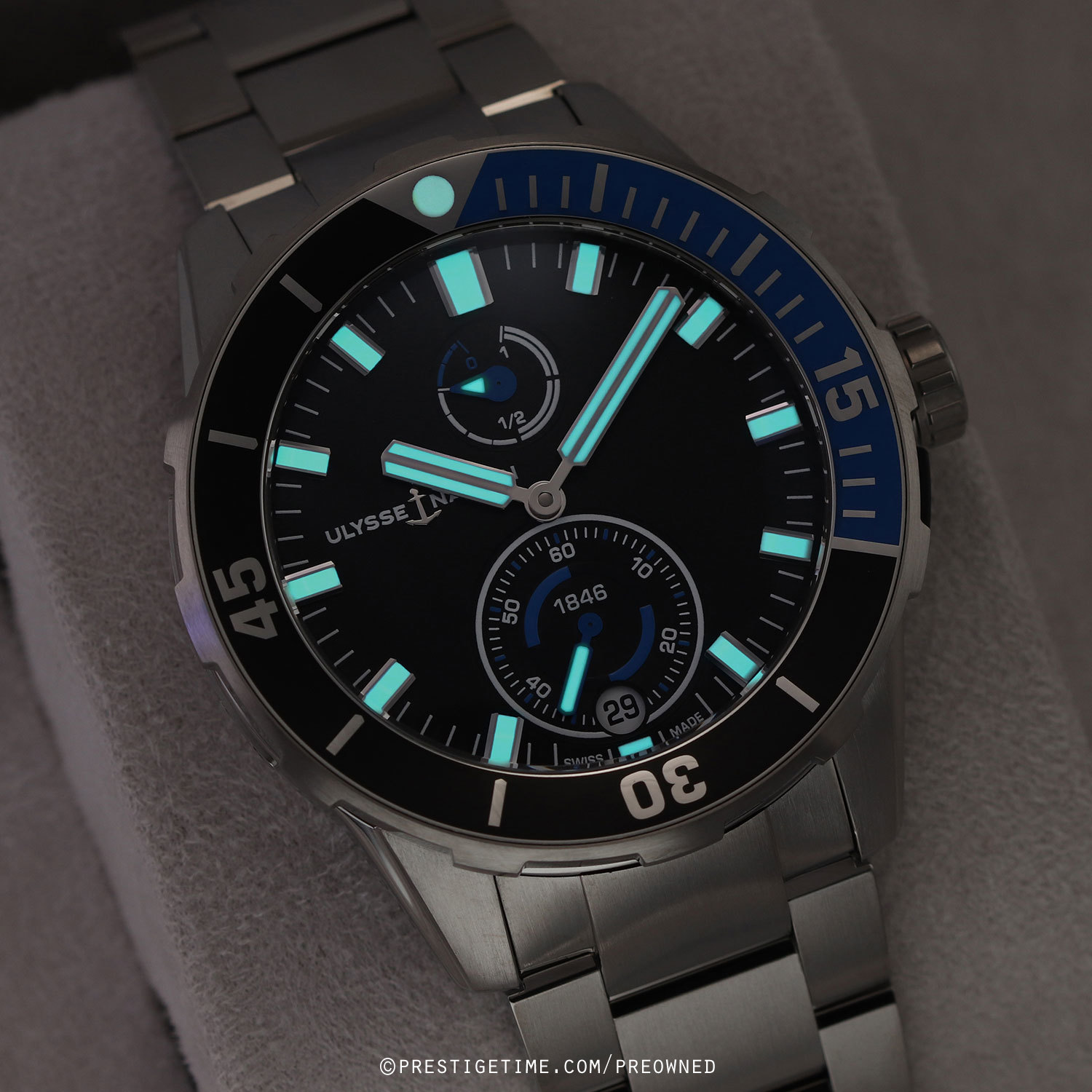 Pre-owned Ulysse Nardin Marine Diver 44mm YOSHIDA LIMITED EDITION