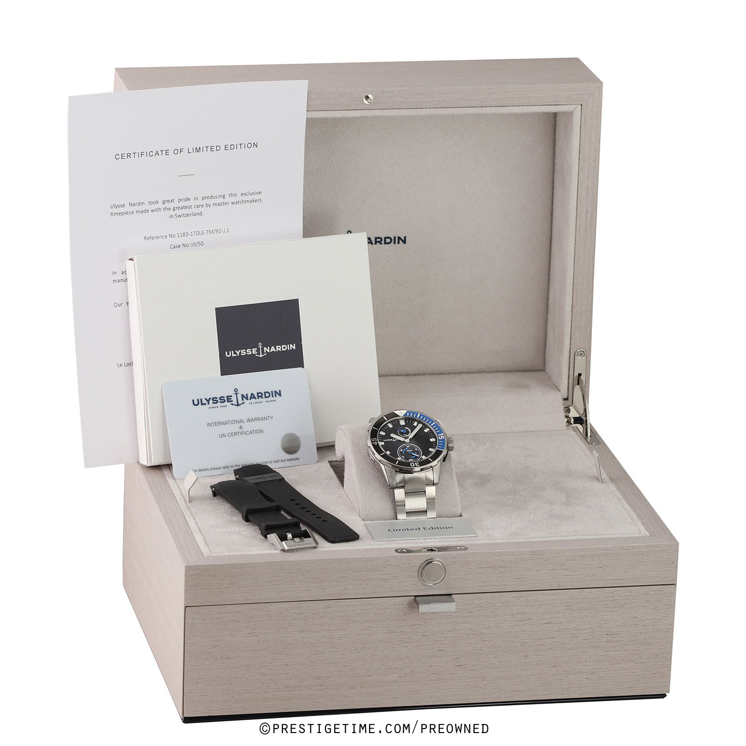 ユノンセン商事 ① Pre-owned Ulysse Nardin Marine Diver 44mm YOSHIDA LIMITED EDITION