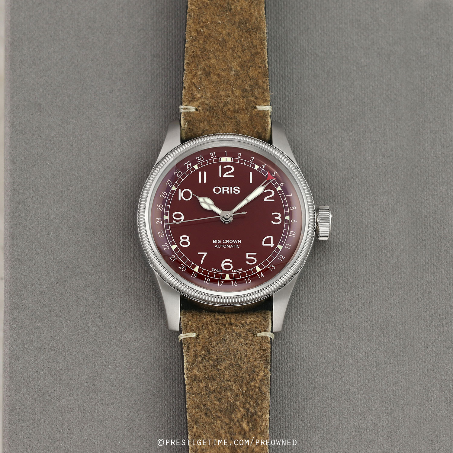 Pre-owned Oris Big Crown Pointer Date 40mm 01 754 7741 4068-07 5 20 50