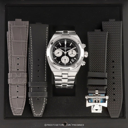 Pre-owned Vacheron Constantin Overseas Chronograph 42.5mm 5500v/110a-b481