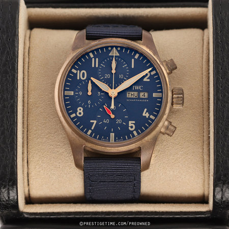Pre-owned IWC Pilot Chronograph Bronze 41mm iw388109