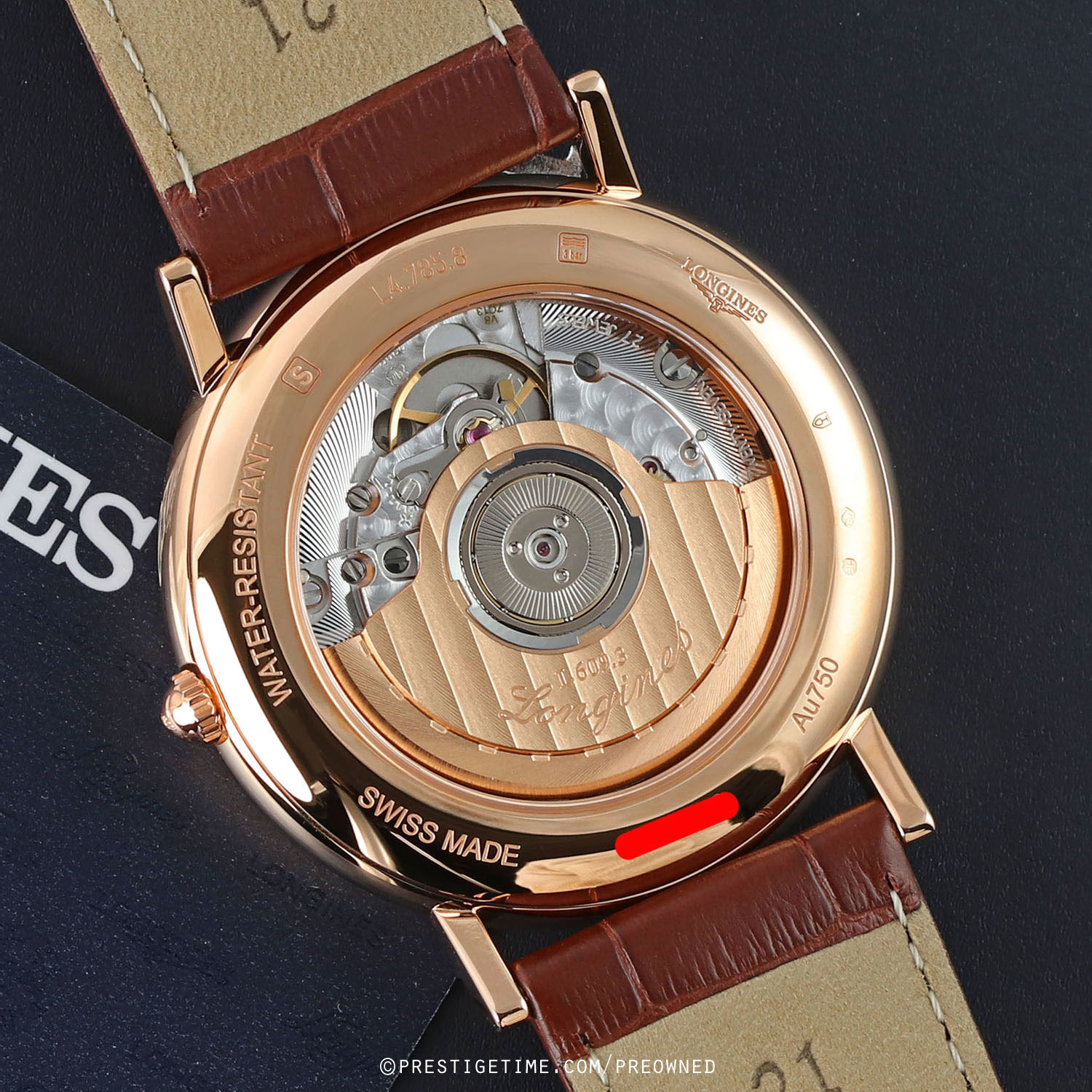 Pre-owned Longines Presence Heritage Classic 38.5mm L4.785.8.73.2