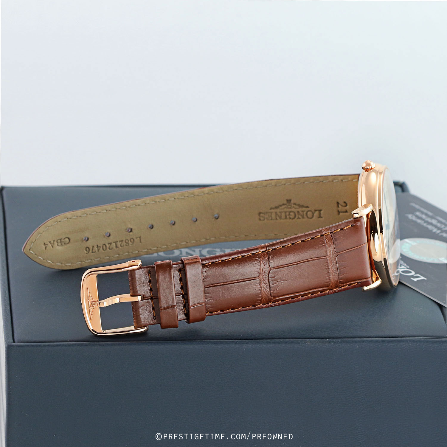 Pre-owned Longines Presence Heritage Classic 38.5mm L4.785.8.73.2